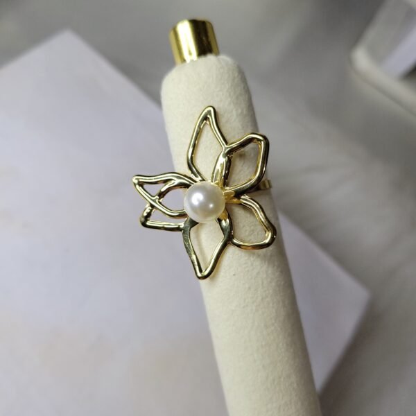 ⁦Bague fleur⁩ - الصورة ⁦3⁩