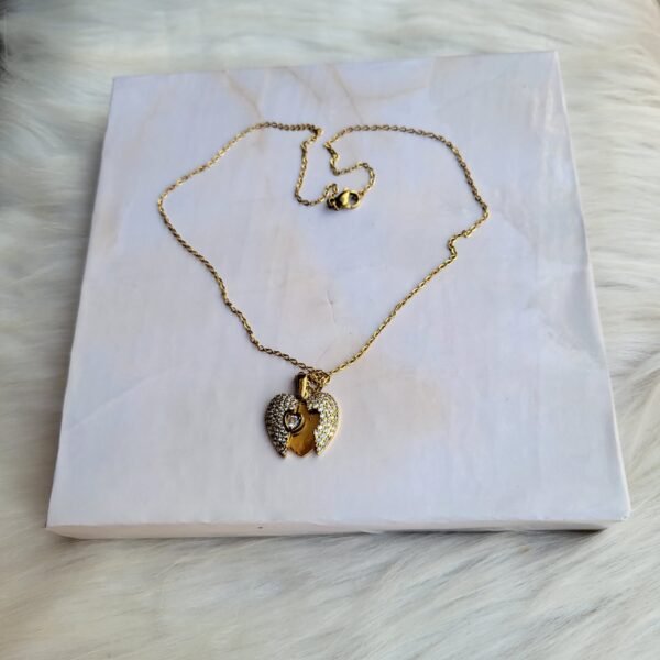 Collier Steel Cœur