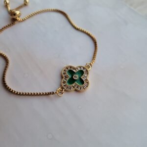 Vancleef Perlé Vert