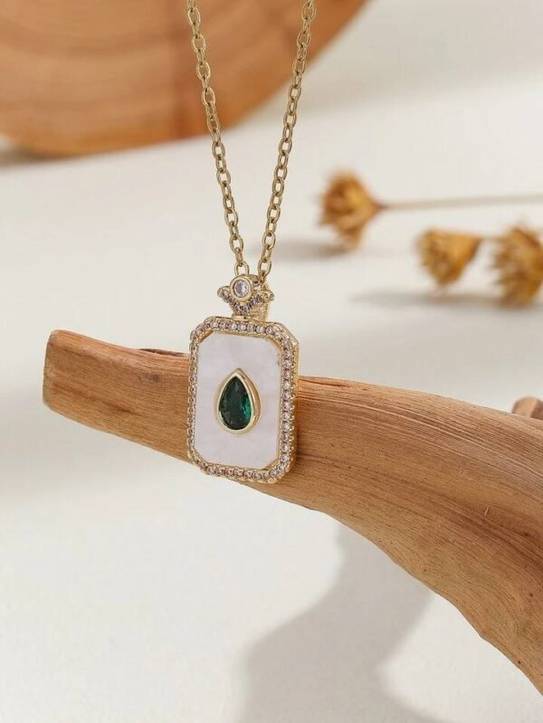 ⁦Collier Goute Verte⁩ - الصورة ⁦2⁩