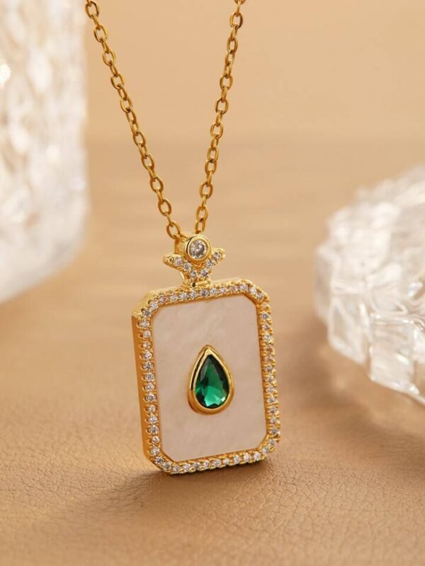 ⁦Collier Goute Verte⁩ - الصورة ⁦3⁩